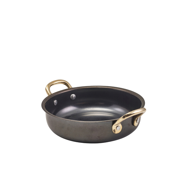 GenWare Black Vintage Steel Round Dish 15.5 x 4cm