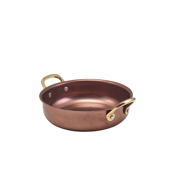 GenWare Copper Vintage Steel Round Dish 15.5 x 4cm