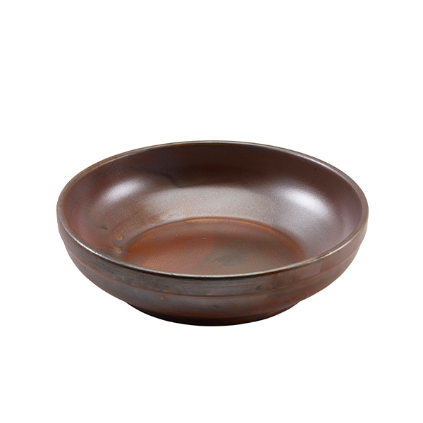 Terra Porcelain Rustic Copper Coupe Bowl 20cm