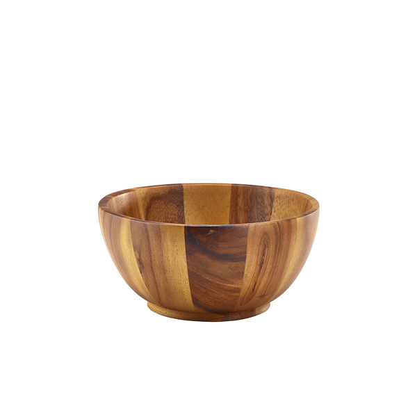Acacia Wood Bowl 20Dia x 10cm