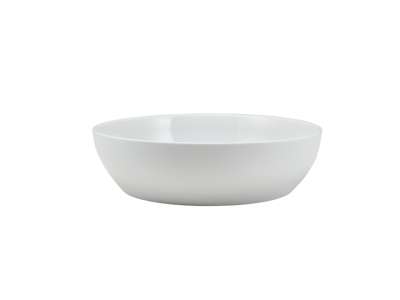 GenWare Porcelain Flat Curved Bowl 20.5cm/ 8"
