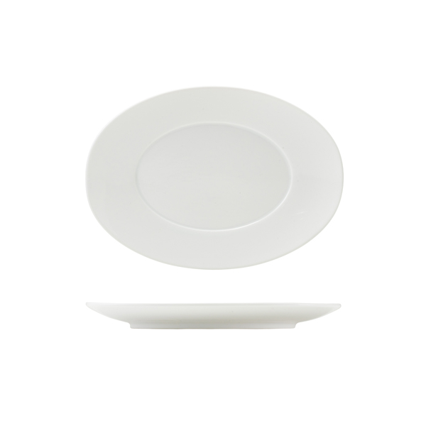 GenWare Porcelain Winged Oval Plate 25.5cm/ 10"