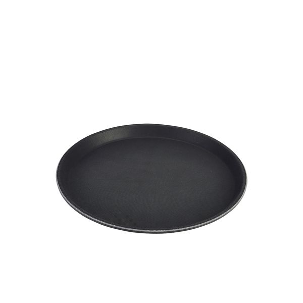 Gengrip 16" Round Non-Slip Tray Black