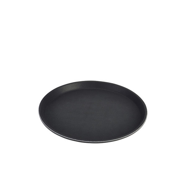 Gengrip 14" Round Non-Slip Tray Black