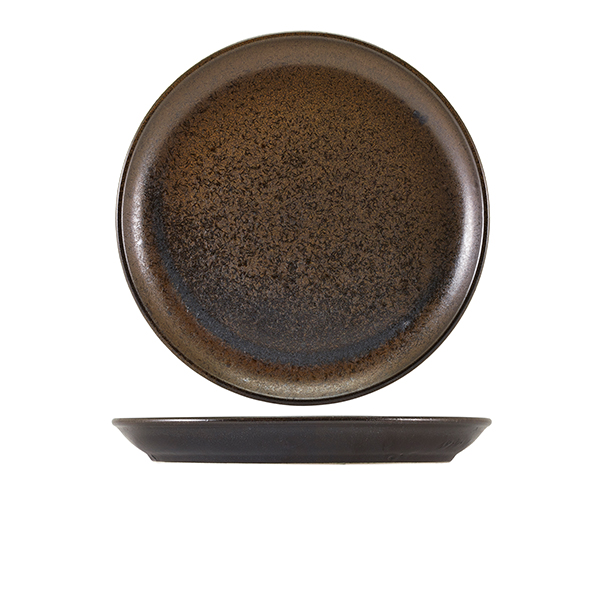 Terra Porcelain Black Coupe Plate 27.5cm