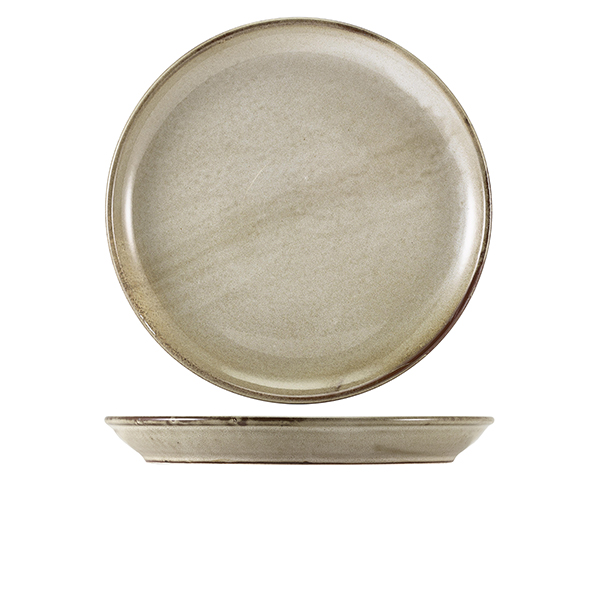 Terra Porcelain Grey Coupe Plate 30.5cm