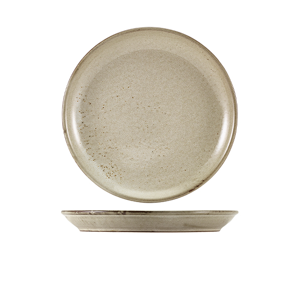 Terra Porcelain Grey Coupe Plate 24cm