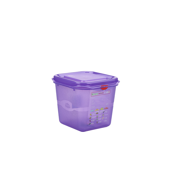 Allergen GN Storage Container 1/6 150mm Deep 2.6L