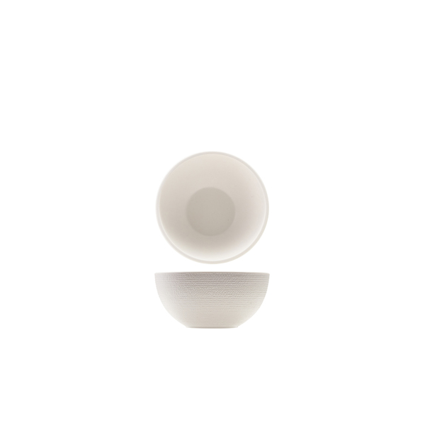 GenWare Melamine White Jute Buffet Bowl 15.5 x 7.5cm
