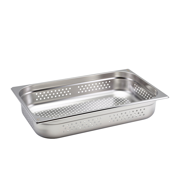 Perforated St/St Gastronorm Pan 1/1 - 100mm Deep