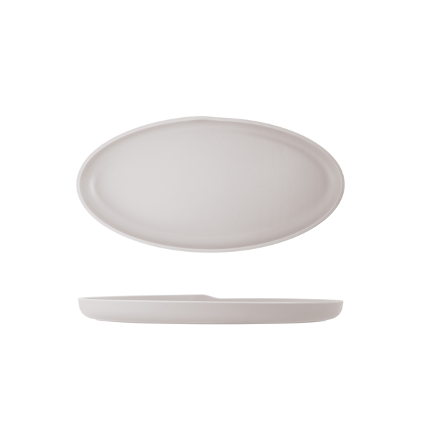 White Copenhagen Oval Melamine Dish 40 x 20cm