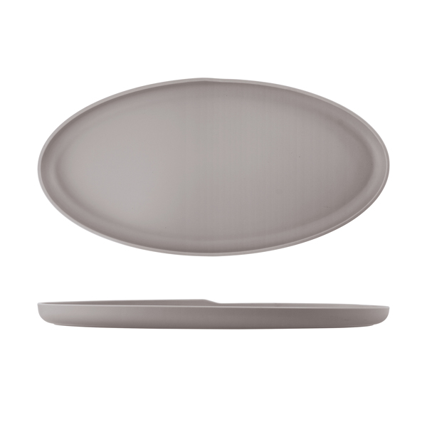 Sand Brown Copenhagen Oval Melamine Dish 55 x 27.5cm