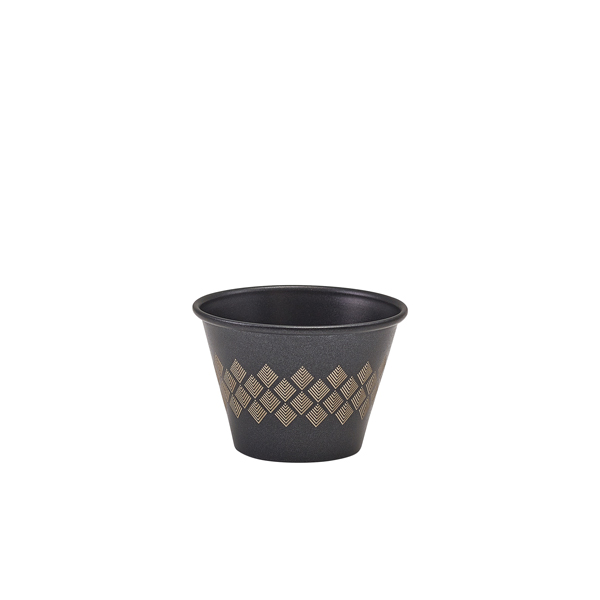 GenWare Metallic Black Diamond Ramekin 71ml/ 2.5oz