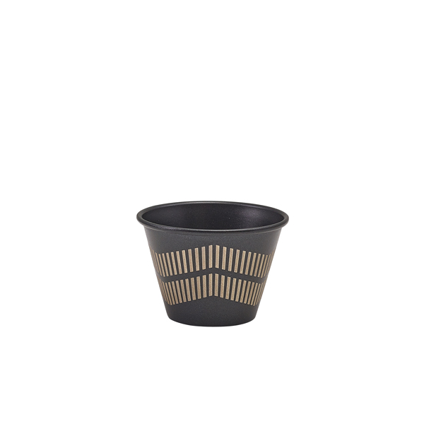 GenWare Metallic Black Lined Ramekin 71ml/ 2.5oz