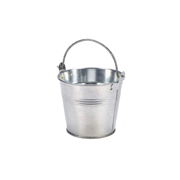 Galvanised Steel Serving Bucket 10cm Dia
