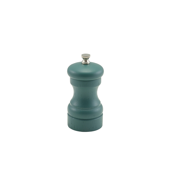Olive Green Wooden Salt/ Pepper Grinder 10cm