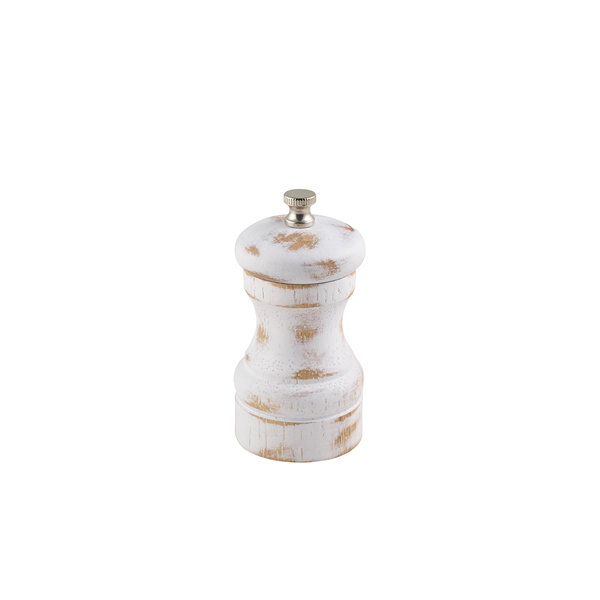 White Wash Salt/ Pepper Grinder 10cm