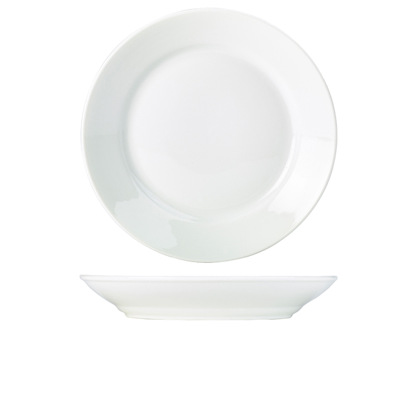 Genware Porcelain Deep Winged Plate 30cm/ 12"