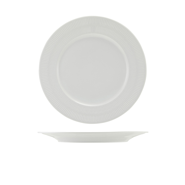 Incise Porcelain Solara Winged Plate 25.5cm