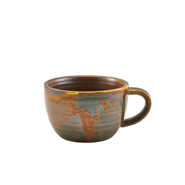 Terra Porcelain Rustic Copper Coffee Cup 22cl/ 7.75oz
