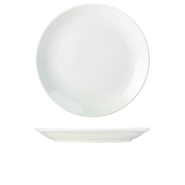 Genware Porcelain Coupe Plate 30cm/ 12"