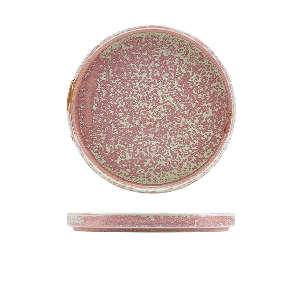 Terra Porcelain Rose Low Presentation Plate 21cm