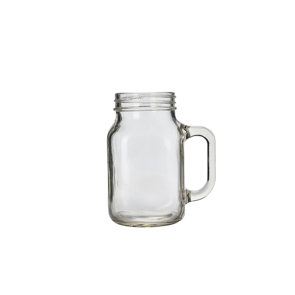 Genware Glass Mason Jar 50cl/ 17.5oz