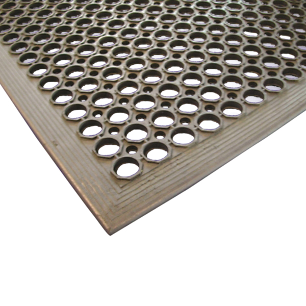 Black Rubber Kitchen Mat 90 x 150 x 1.2cm