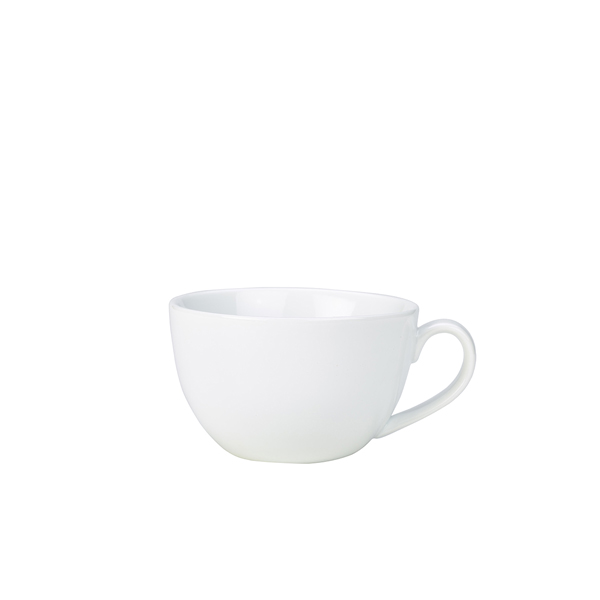 Genware Porcelain Bowl Shaped Cup 25cl/ 8.75oz