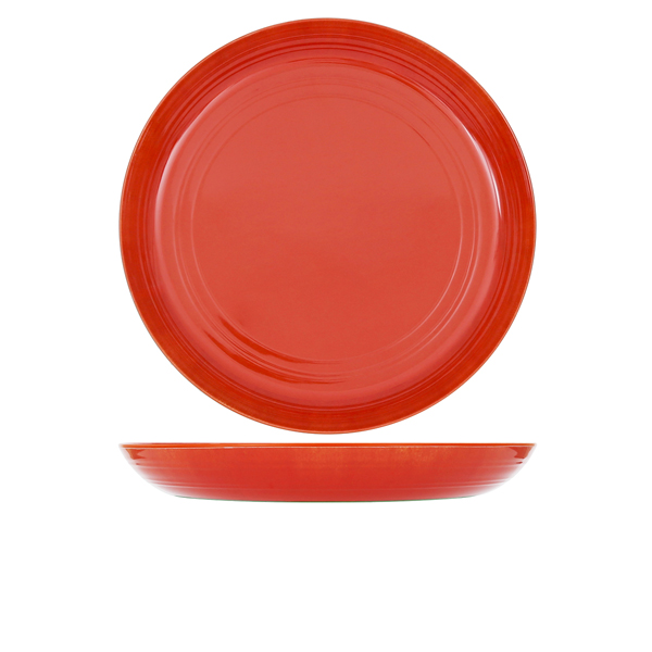 Orange Glazed Melamine Casablanca Bowl 38 x 4.5cm