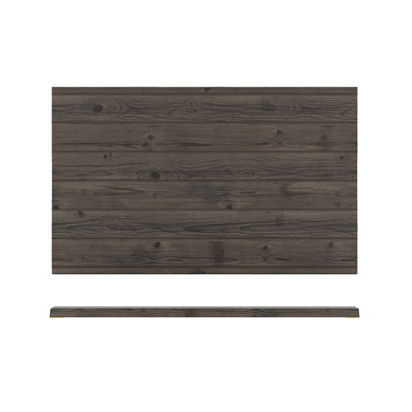 Oak/White New Haven Melamine GN1/1 Slab 53 x 32.5cm