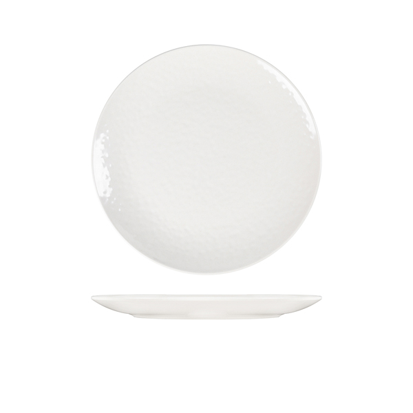 White Osaka Melamine Dinner Plate 27cm