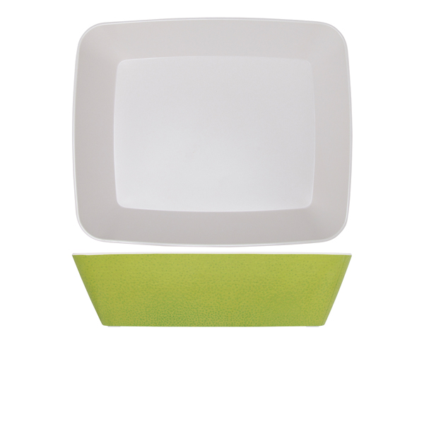 Lime Green Seville Melamine GN1/2 Deep Dish 32.5 x 26.5 x 8cm