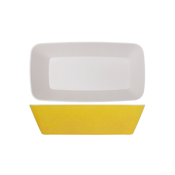 Lemon Yellow Seville Melamine GN1/3 Deep Dish 32.5 x 17.6 x 8cm