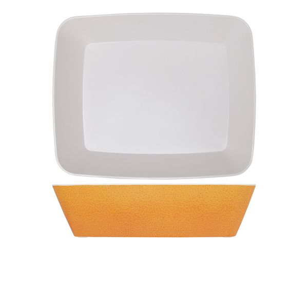 Orange Seville Melamine GN1/2 Deep Dish 32.5 x 26.5 x 8cm