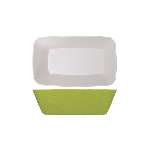 Lime Green Seville Melamine GN1/4 Deep Dish 26.5 x 16.2 x 8cm