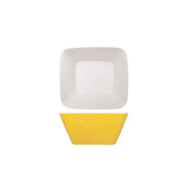 Lemon Yellow Seville Melamine GN1/6 Deep Dish 17.6 x 16.2 x 8cm