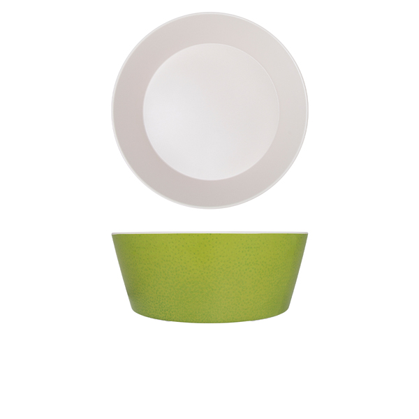 Lime Green Seville Melamine Bowl 26.5 x 10cm