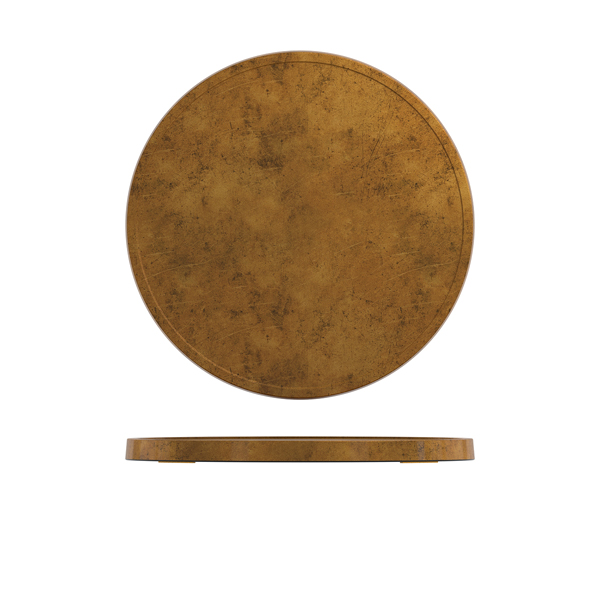 Copper Utah Melamine Round Slab 28.5cm