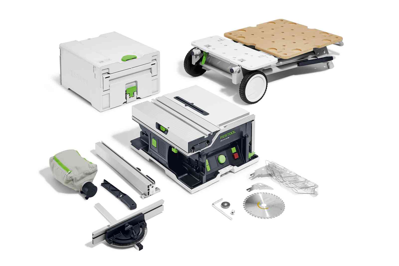 #3 - FESTOOL Akku bordrundsav CSC SYS 50 EBI-Basic-Set