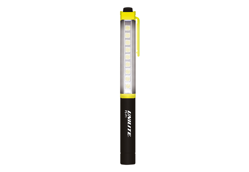 UNILITE Inspektionslygte PS-P1 ALU 220 LUMEN SMD LED incl. 3 x AAA batterier
