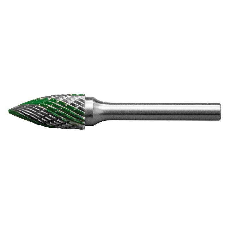 #2 - DIESELLA Fræsestift HM Ø10x20 mm form G (Speedcut) med Ø6 mm skaft