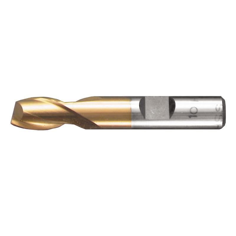 18: DIESELLA Endefræser 3 mm HSS-TiN Z=2 DIN 327 Form D