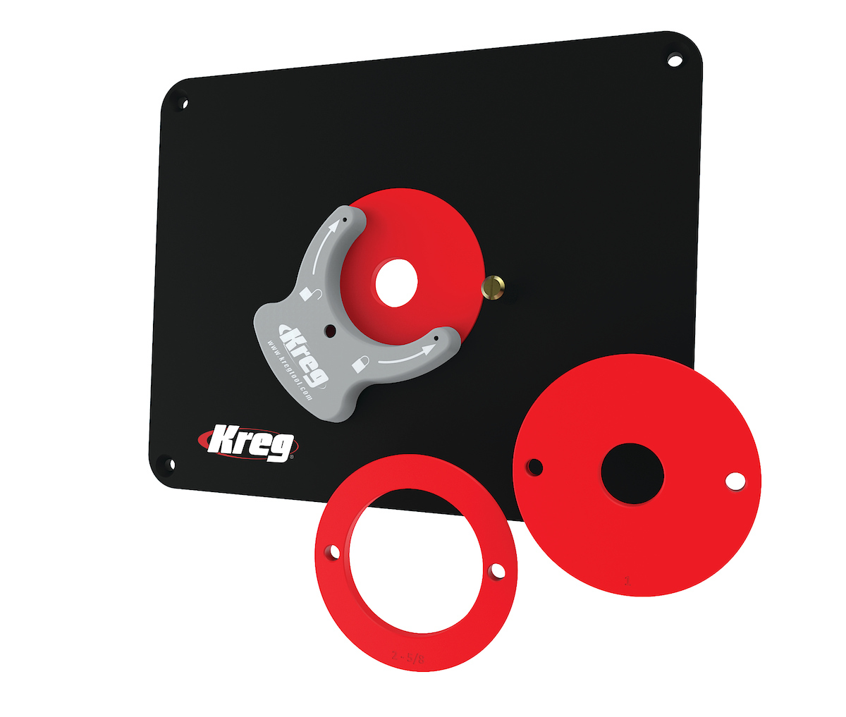 6: KREG Precision Router Tabel Insert Plate - Undrilled