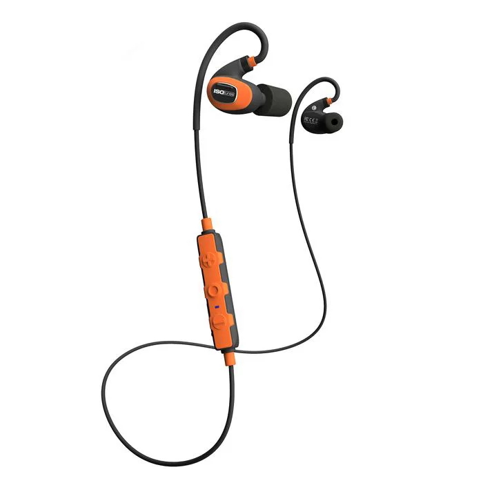 ISOtunes Høretelefoner PRO v2 ORANGE Bluetooth støj-isolerende