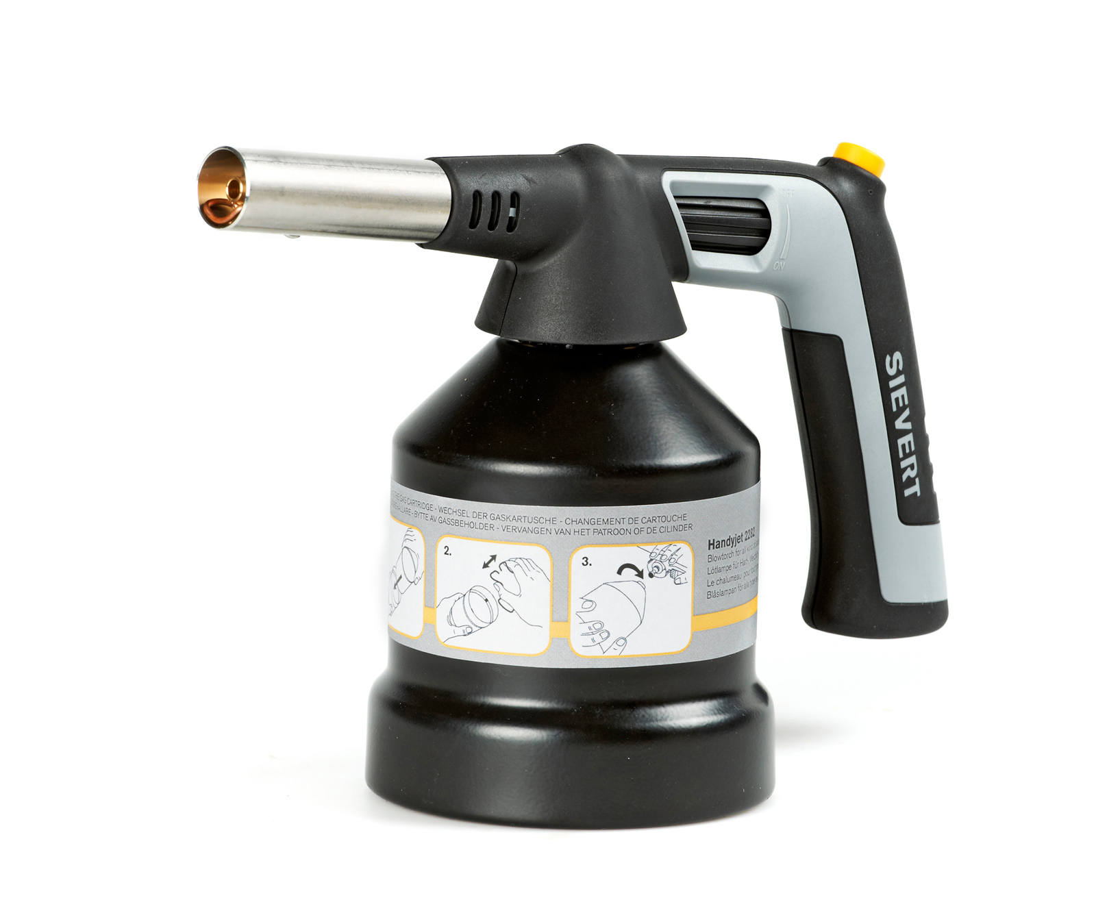 SIEVERT blæselampe HandyJet m/piezo 2283