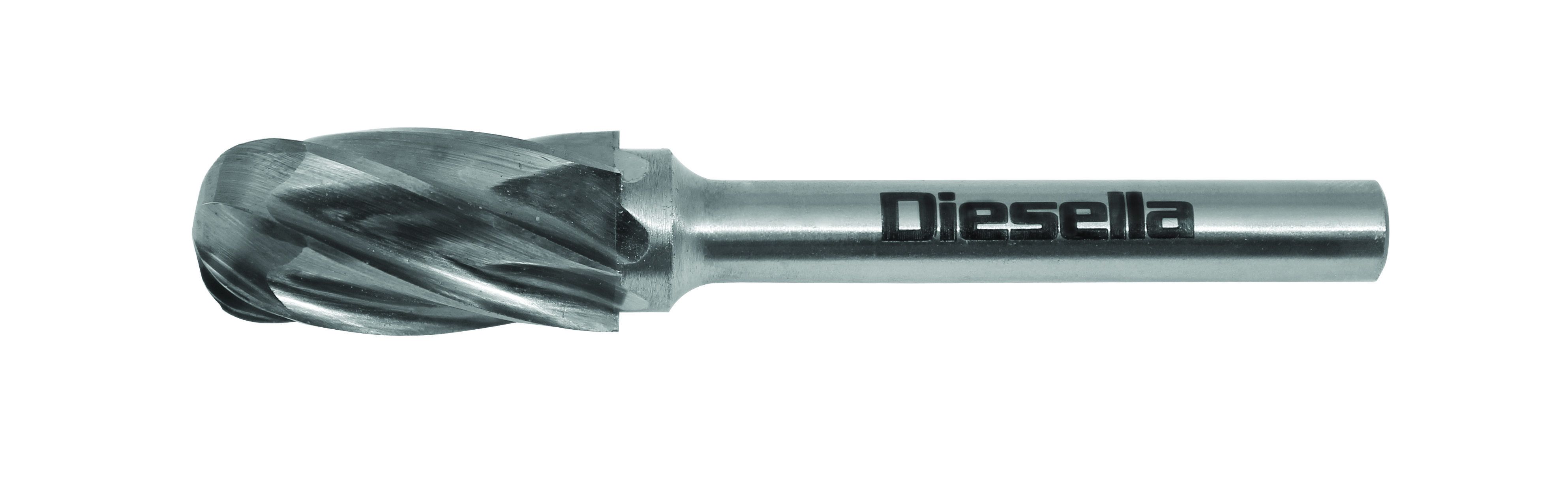 5: DIESELLA Fræsestift HM Ø10x20 mm form C (Alu. Cut) med Ø6 mm skaft