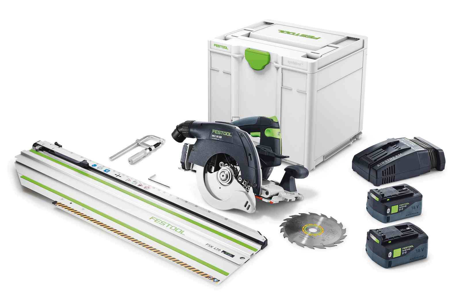 5: FESTOOL Akku rundsav HKC 55 5,0 EBI-Set-FSK 420 SYSÂ³