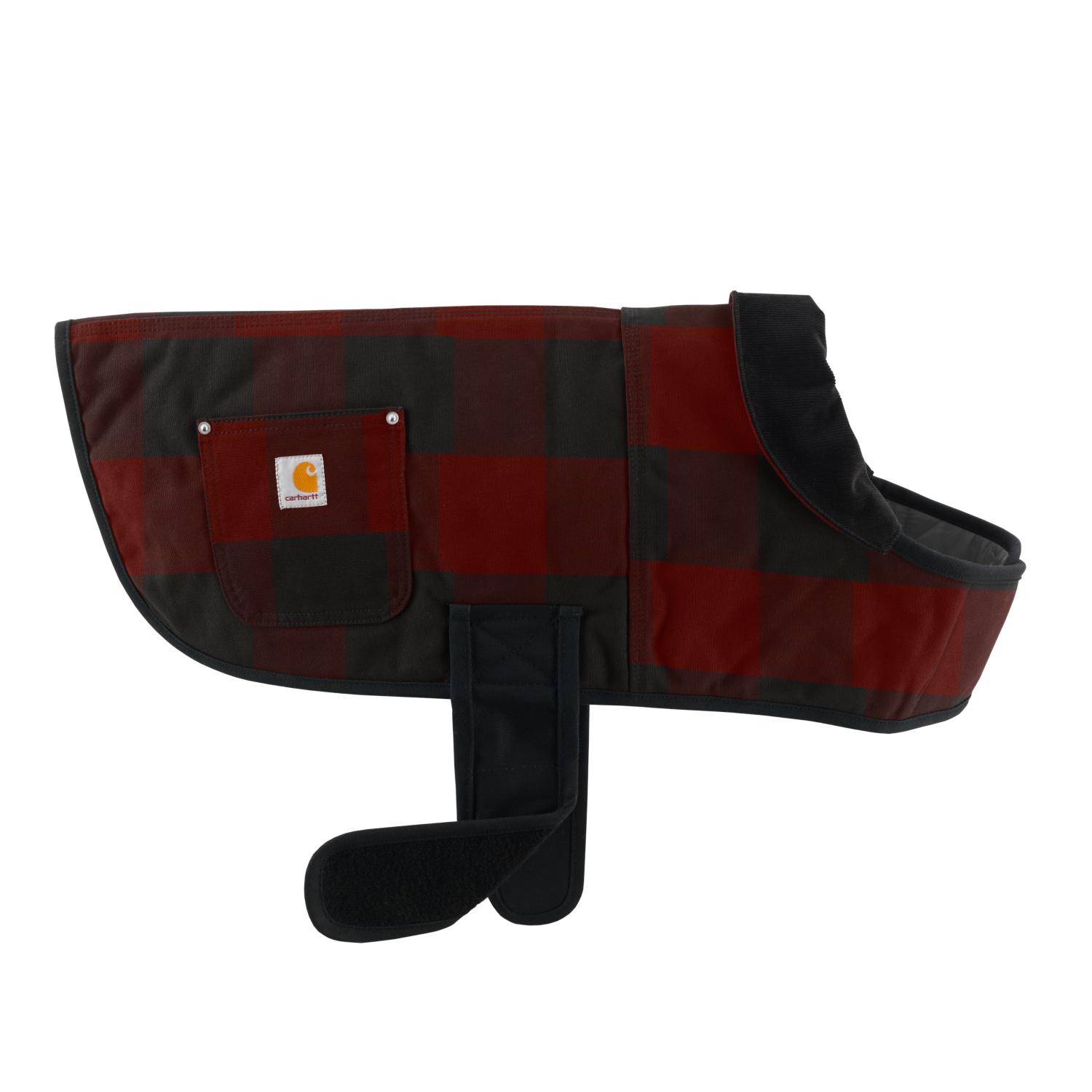 CARHARTT Hundefrakke Dog Plaid Chore Coat Dark Red Heather