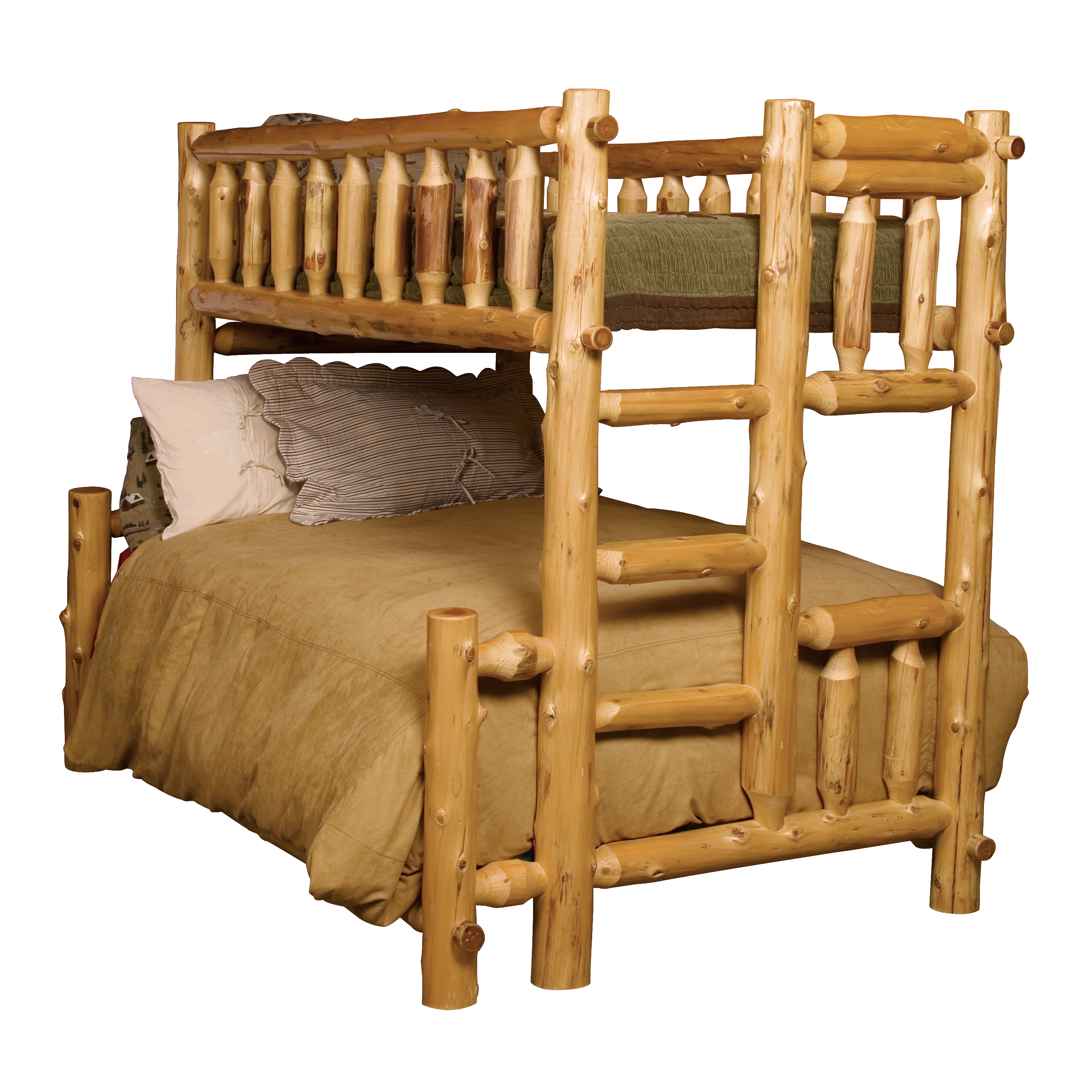 Cedar Log Bunk Bed
